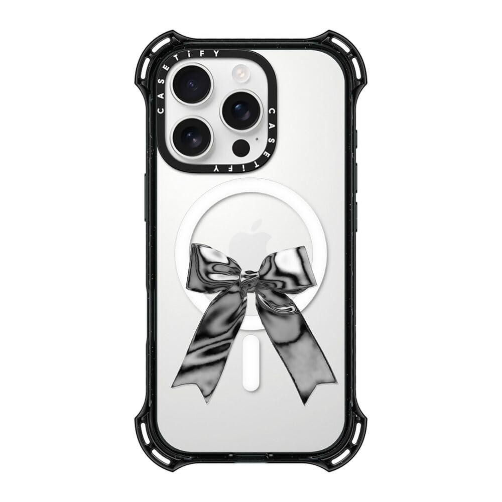 ケースティファイ iPhone16Pro バウンスケース リボン Amazon.co.jp: CASETiFY バウンス MagSafe対応 iPhone 16 Pro ケース