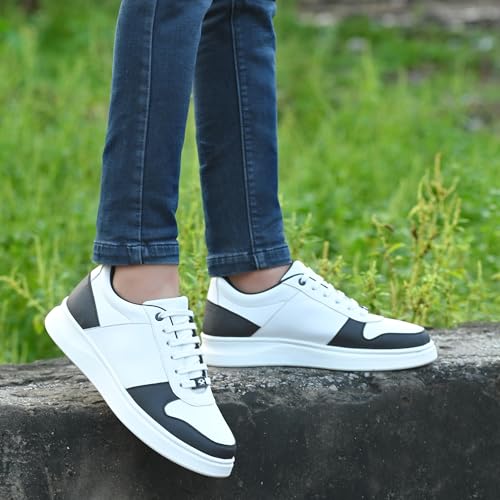 Image of Cruiser Mens Sneakers | Casual Shoes | Experience Comfort & Style with Soft Cushioned Insole |Step Up Your Comfort: Casual Sneakers for Every Day| Trendy Lace-Up Design Sneaker (2567)