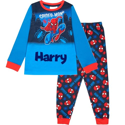 Pyjama Spiderman personnalisé pour enfants de 5/6 ans bleu hiver