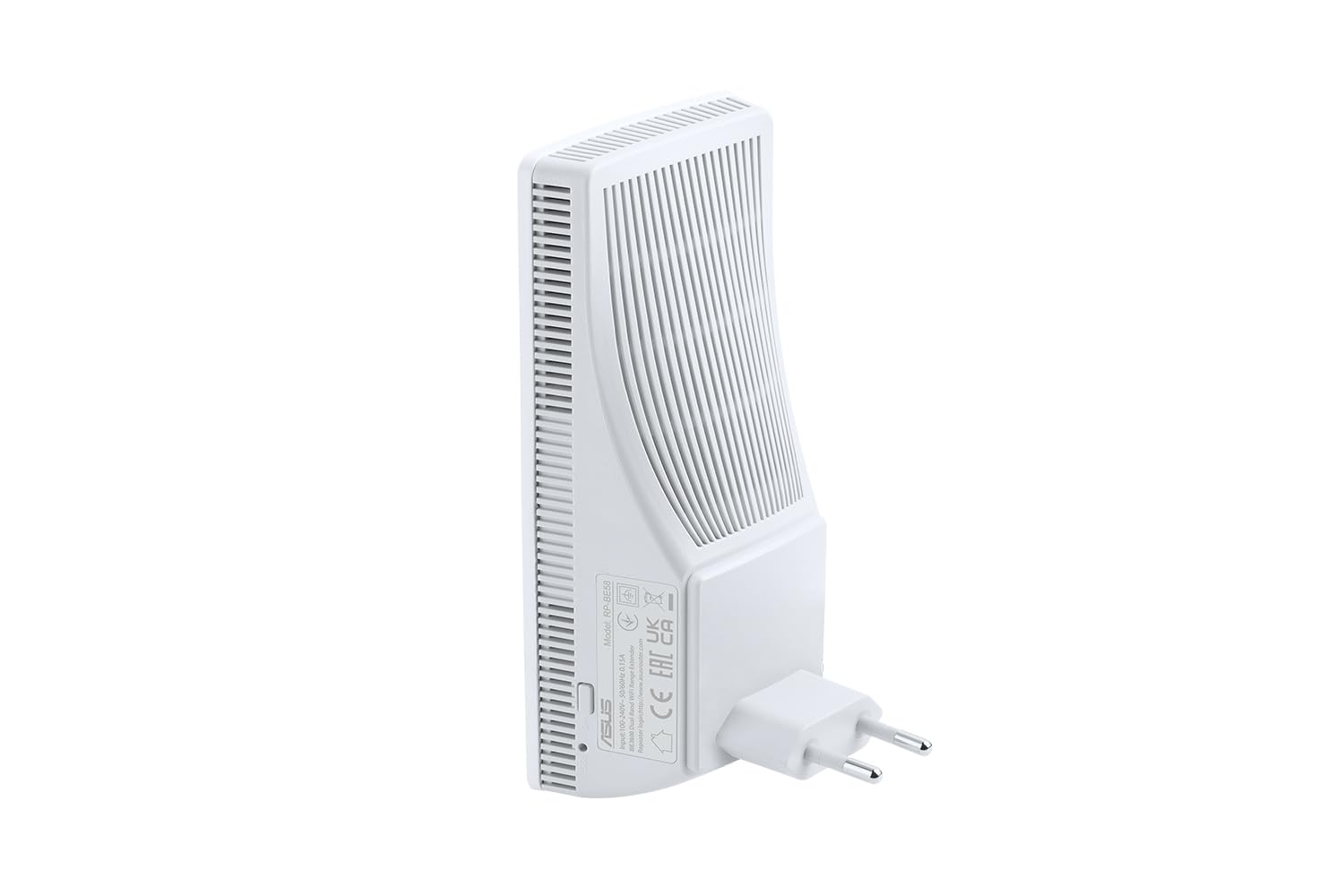 ASUS RP-BE58 BE3600 Dual Band WiFi 7 AiMesh Repeater (Range Extender, bis zu 3.600 Mbps, nahtloses Mesh-WiFi, einfache Einrichtung per App)