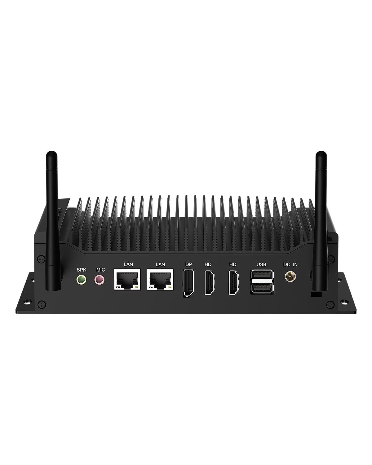Industrial Mini PC Core i5 1235U, lüfterlos PC I5, 2xCOM, 16GB RAM 256G SSD | 14Pin GPIO, Dual Lan, 2xHD2.0, DP, USB3.0, SIM-Slot, Wifi, BT5.2, Industrie-Computer, Win 11/Linux