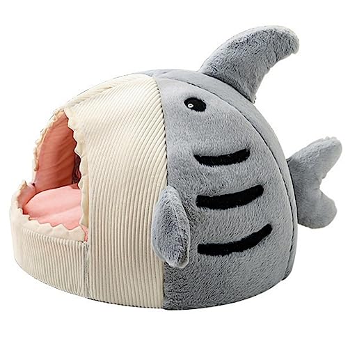 Cueva suave for mascotas, caseta for cachorros, cama de gato de felpa, cama for mascotas pequeña, fácil de limpiar for gatos de interior, casa suave for gatos, caseta insonorizada autocalentable, nido