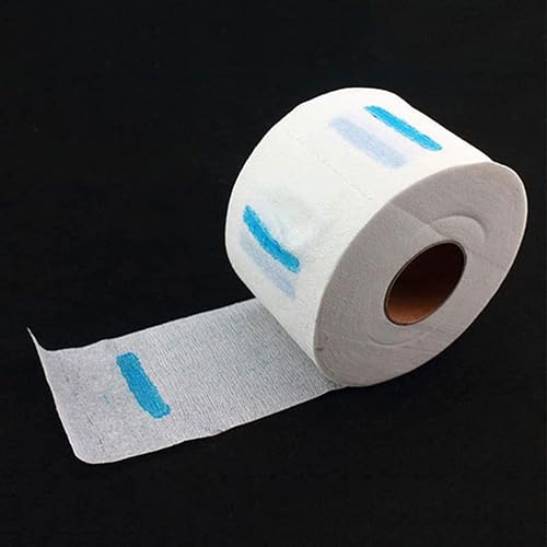 Miniatura 7 de Papel para cuello de salón, 10 rollos de bufanda, papel para el cuello, tira de papel para el cuello, tiras de cuello de barberia, tiras de