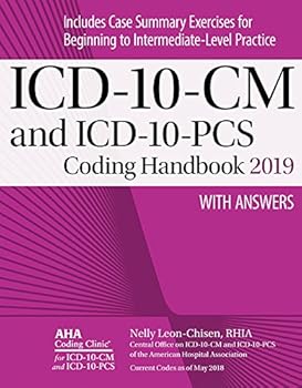 Paperback ICD-10-CM and ICD-10-PCS Coding Handbook, with Answers, 2019 Book