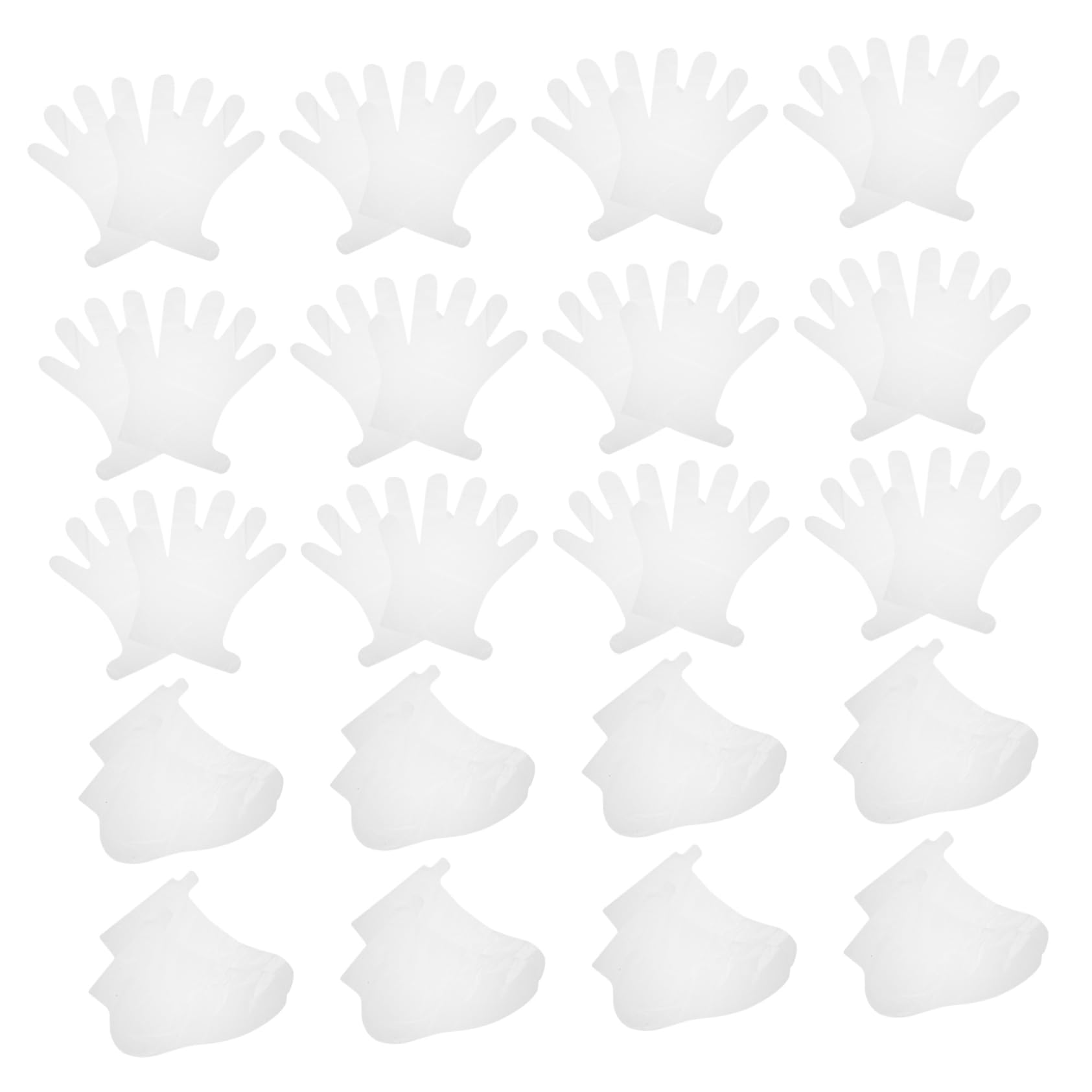 WOFASHPURET 1Set Foot Hand Covers Hand Foot Gloves for Salon Use Moisturizing Mask for Foot Hand Care Includes Foot Hand