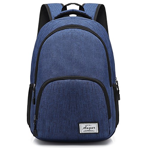 AUGUR - Mochila casual  azul azul Large