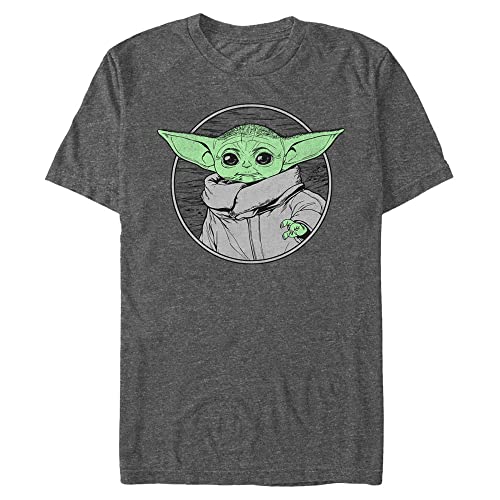 T-shirt Star Wars coupe confortable homme fort vêtement noir The Mandalorian 4XL