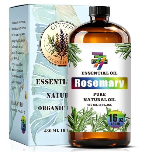 Image of Rosemary Essential Oil for Diffuser Massage, Rosemary Oil 16 fl oz