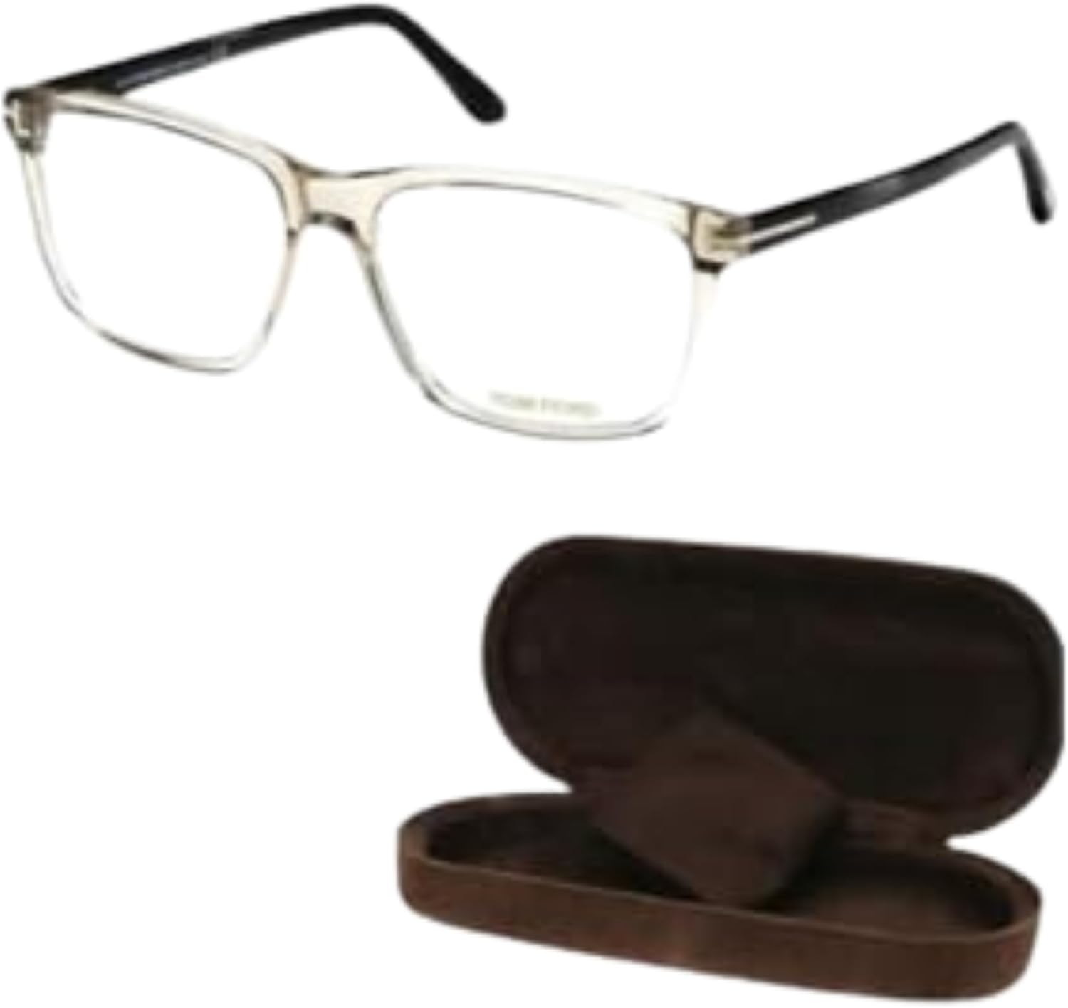 Tom Ford FT5479-B Geometric Shape Eyeglass Frame + Bundle With eSHADES Eyewear Cleaning Kit