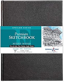 Stillman & Birn : Epsilon Sketchbook 8.25 x 11.75in (A4) Hardbound 150gsm - Natural White Smooth