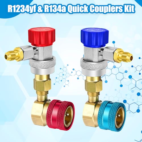 Adaptador R1234yf a R134a para aire acondicionado de auto miniatura 5