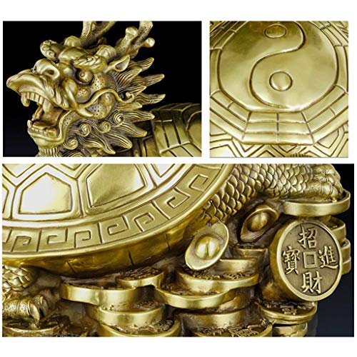 Figurine Dragon Tortue Lucky pour Décorer un Jardin ou Salon