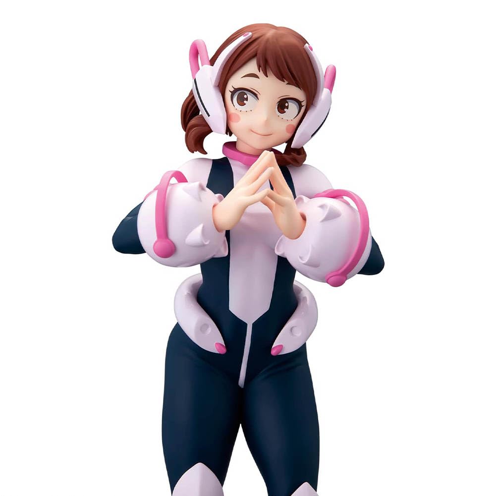 Zhongkaihua Uraraka Ochako figurka stojąca PCW figurka kolekcjonerska 23 cm | MHA Manga Merch Action Fgiure, prezentacja modelu anime na biurku i szafce, idealny prezent urodzinowy dla fanów MHA