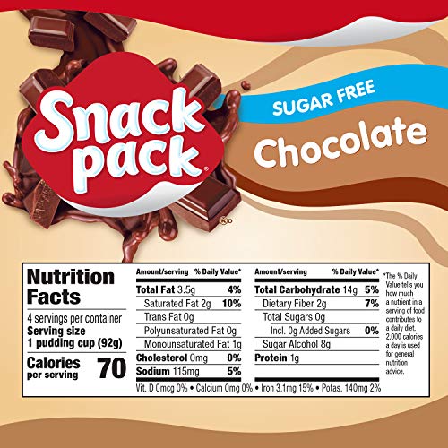 Snack Pack PP-GRCE3627 Sugar-Free Chocolate Pudding Cups thumb #9