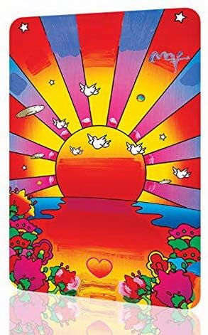 Metal Sign Peter Max Sunshine Amazing Poster Decor Wall Art Retro Vintage Psychedelic 12 X 8 Inches