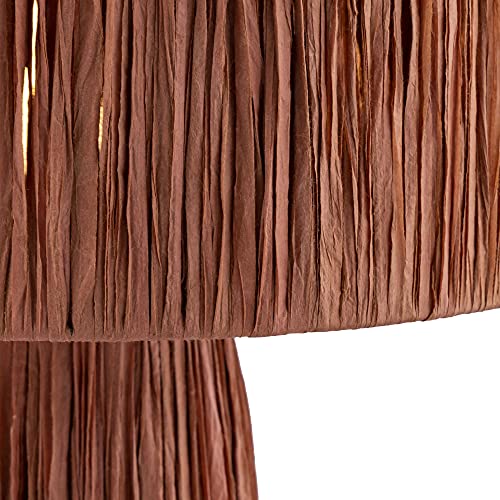 Shelby Raffia Brick Table Lamp by TOV Furniture - Used condition - Image 6