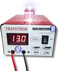 Carregador Bateria Carro Moto 12V 10Ah Não Precisa Desligar