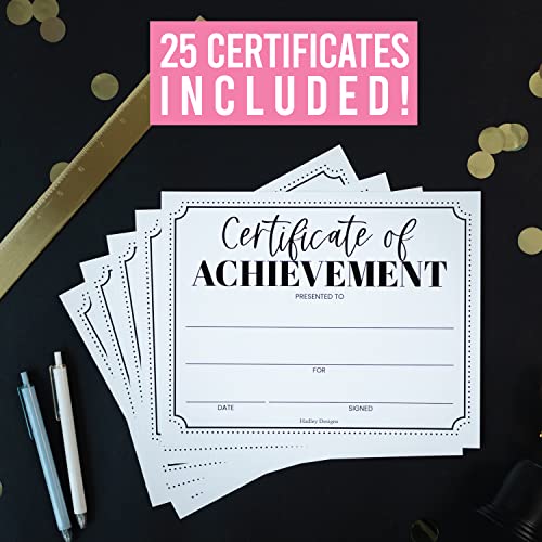 25 Black & White Certificate Of Completion Award Certificate Paper For Printing - Student Of The Month Certificates For Students, Certificate Of Achievement Awards And Certificates For School #TOP1