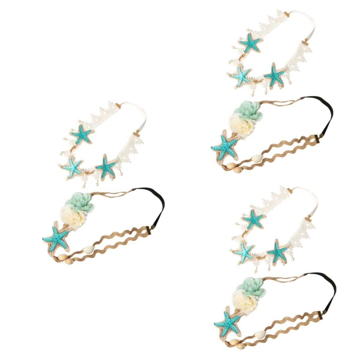FRCOLOR 3 Set Di Fascia Per A Conchiglia Fascia Per Da Donna Fascia Elastica Per Per Ragazze Fascia Per Per Festa Ballo Di Fine Anno Compleanno 2 Pezzi*3