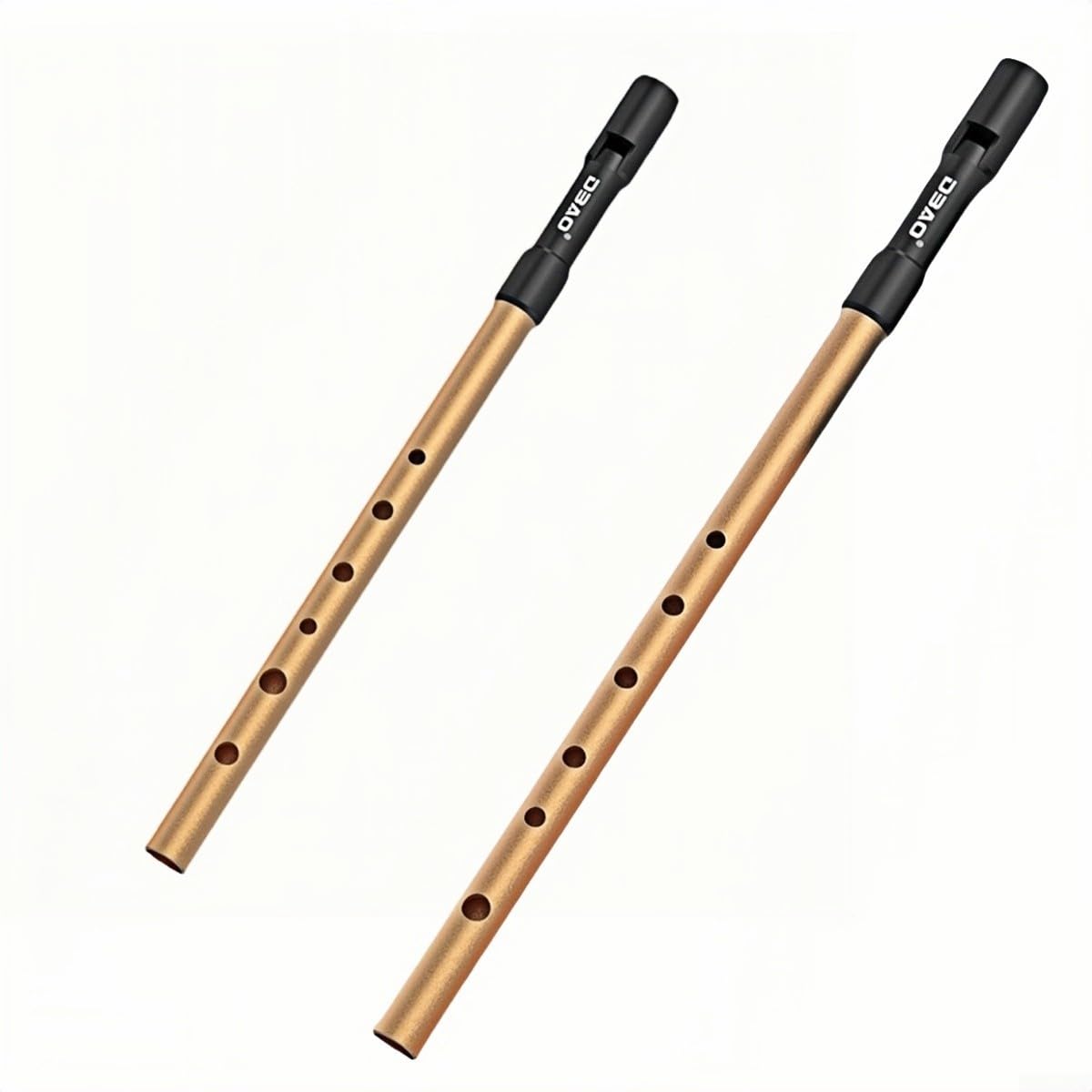 Flûte Irlandaise (Tin Whistle) En Do (C) 6 Trous | Métal Argenté | Instrument Traditionnel Pour Débutants Et Pros