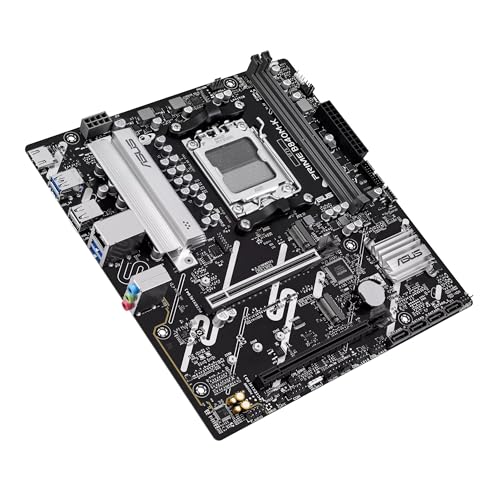 PRIME B840M-K, Scheda Madre AMD micro-ATX, 8+2+1 Stadi di Alimetazione, Slot DDR5, PCIe 4.0 Ready, 2 slot M.2, Ethernet Realtek 2,5 GB, HDMI, USB-C Anteriore da 5 Gbps, Aura Sync - Scheda madre - Immagine 3