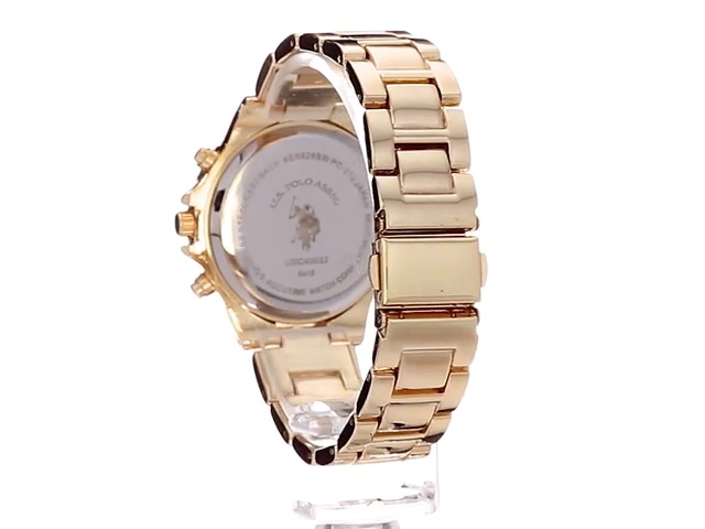 Amazon.com: U.S. Polo Assn. Women's Analog Watch – Gold-Tone Dial