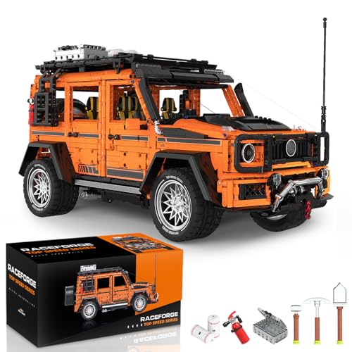 JTBBOY Off-Road Car Building Set,4X4 Travel car Set with Adventure