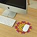 Hippy Sunshine - Round Mouse Pad Thick Rubber Hot Plate Trivet