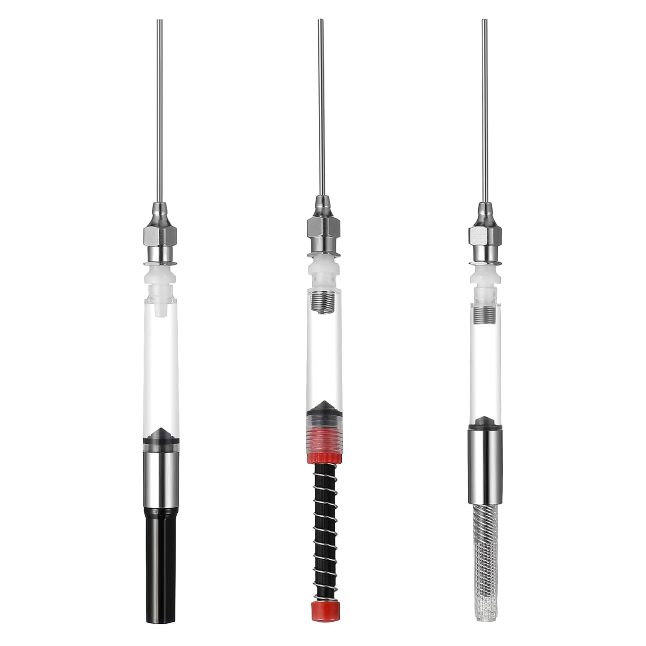 Tofficu 3 Pcs Fountain Pen Ink Syringe Filler Ink Absorption Spring Converter Removable for 3.4mm and 2.6mm Syringe Tool Inks : Office Products