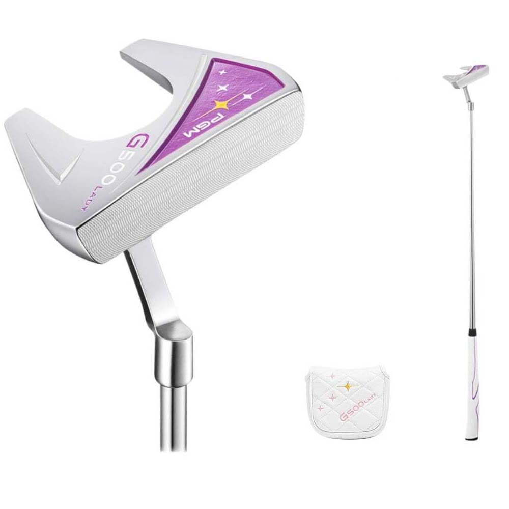 Mazo de golf para mujeres diestras, vara de empuje de golf G500 estable con cubierta para la cabeza para entusiastas del golf