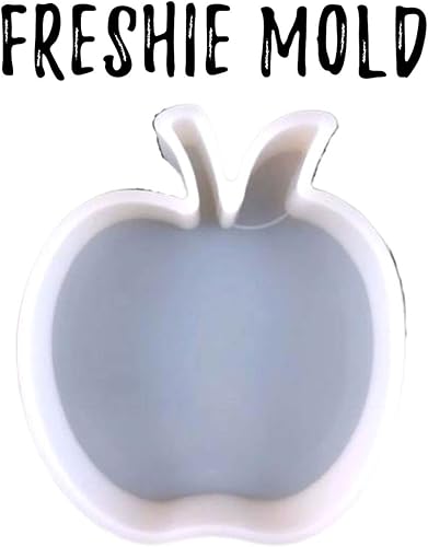 Miniatura 2 de Teacher Apple - Molde de silicona | Tamaño 3.7 pulgadas de ancho x 4 pulgadas de largo x 0.8 pulgadas de profundidad | Diseño de manzana para