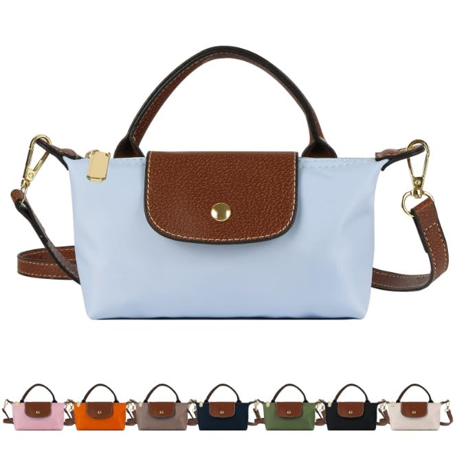 KINEVN Black Mini Crossbody Shoulder Bags For Women,Mini ToteBag Handbags Purses with Adjustable Strap Fashion Shopping