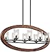 Kichler 43191AUB Grand Bank Chandelier, 8 Light Incandescent 480 Total Watts, Auburn Stained Finish