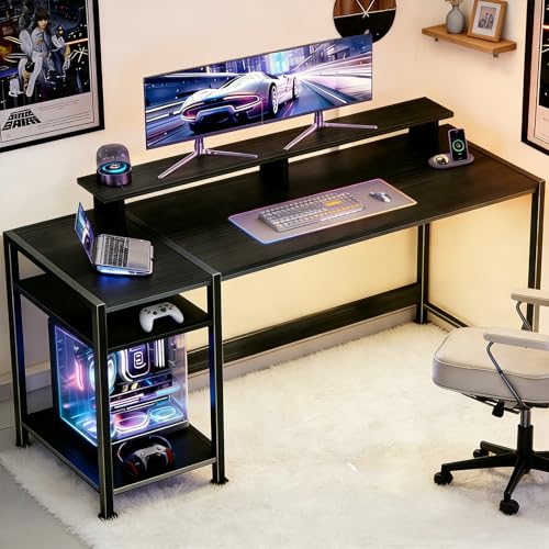 La Mejor Selección de Venta de Escritorios Economicos los preferidos por los clientes. 45 Escritorio para Computadora,Escritorio Minimalista con Estante Removible,Estructura de Acero,Escritorio de Oficina,Moderno Escritorio para Oficina en Casa,Robusto y Duradero,100 x...