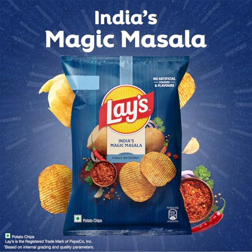 Image of Lays Potato Chips India's Magic Masala, 75 Grams