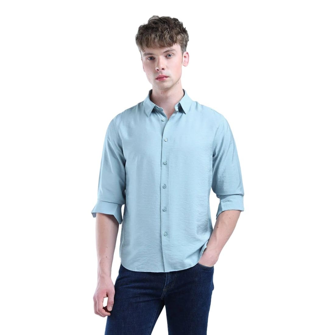 flying machine Men's Regular Fit Shirt | Solid | Long Sleeves | Shirt for Man-picture-18