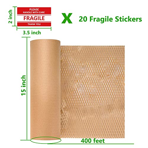 image for Besitek Honeycomb Packing Paper Wrap 15
