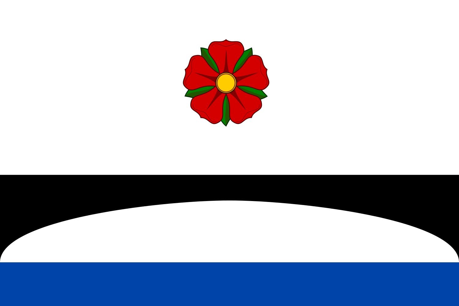 Drapeau Large Brod nad Tichou de qualité premium brodé pour mât extérieur