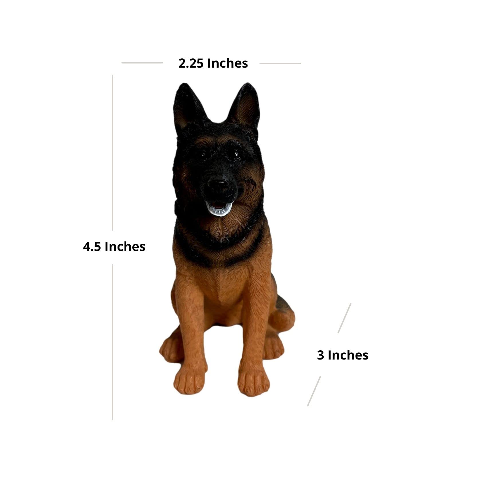 Amazon.co.jp: ジャーマンシェパード 置物 座っている像 犬 ギフト