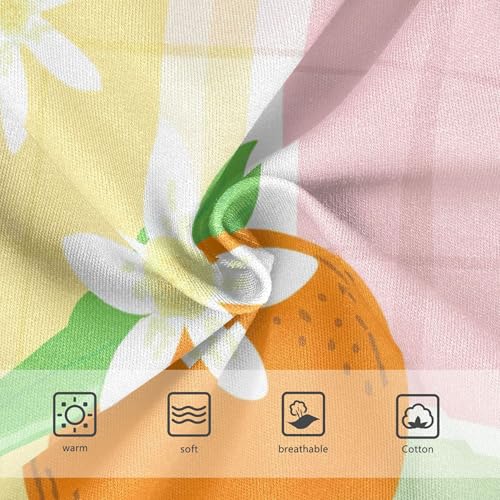 Cotton Girls Underwear Toddlers Cute Oranges Green Leaves Panties Little Girl Designer Underpants Briefs 2t3