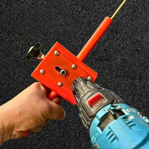Extractor de cables automático para guiar pasacables de aluminio en pared 6