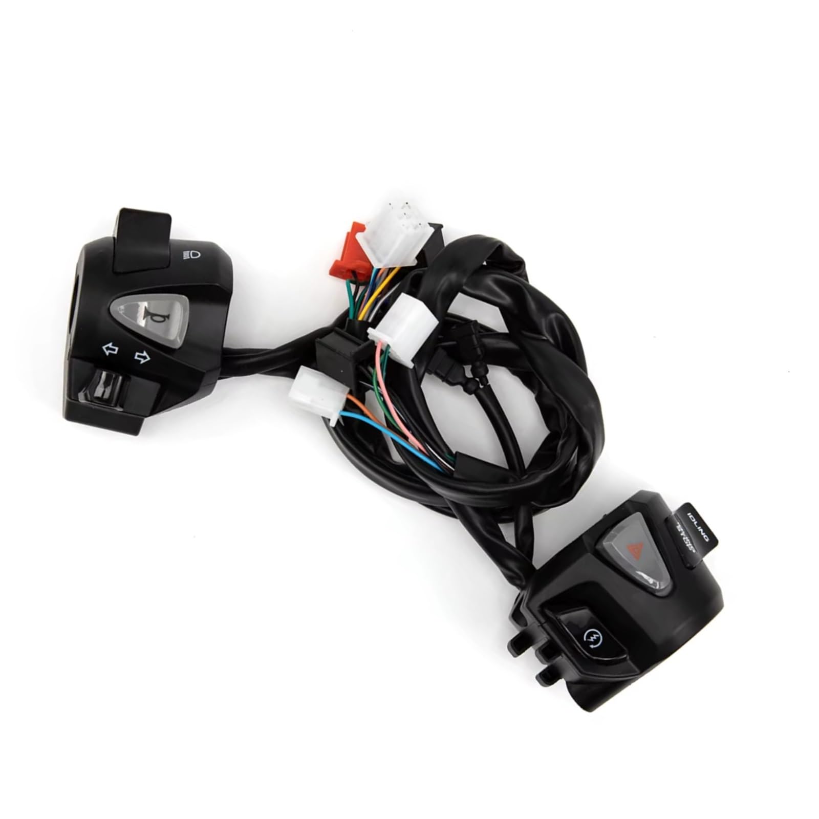 Manubrio Moto Da 7/8" Per Luci Di Direzione Universali Per Clacson, Parti Modificate Dell'interruttore Del Controller Dello Scooter Blocco Comandi Moto