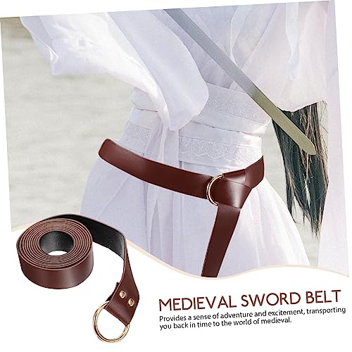 BESPORTBLE Decorative Medieval Holder Belt Retro Style for Cosplay Halloween and Renaissance Parties Imitation Design3