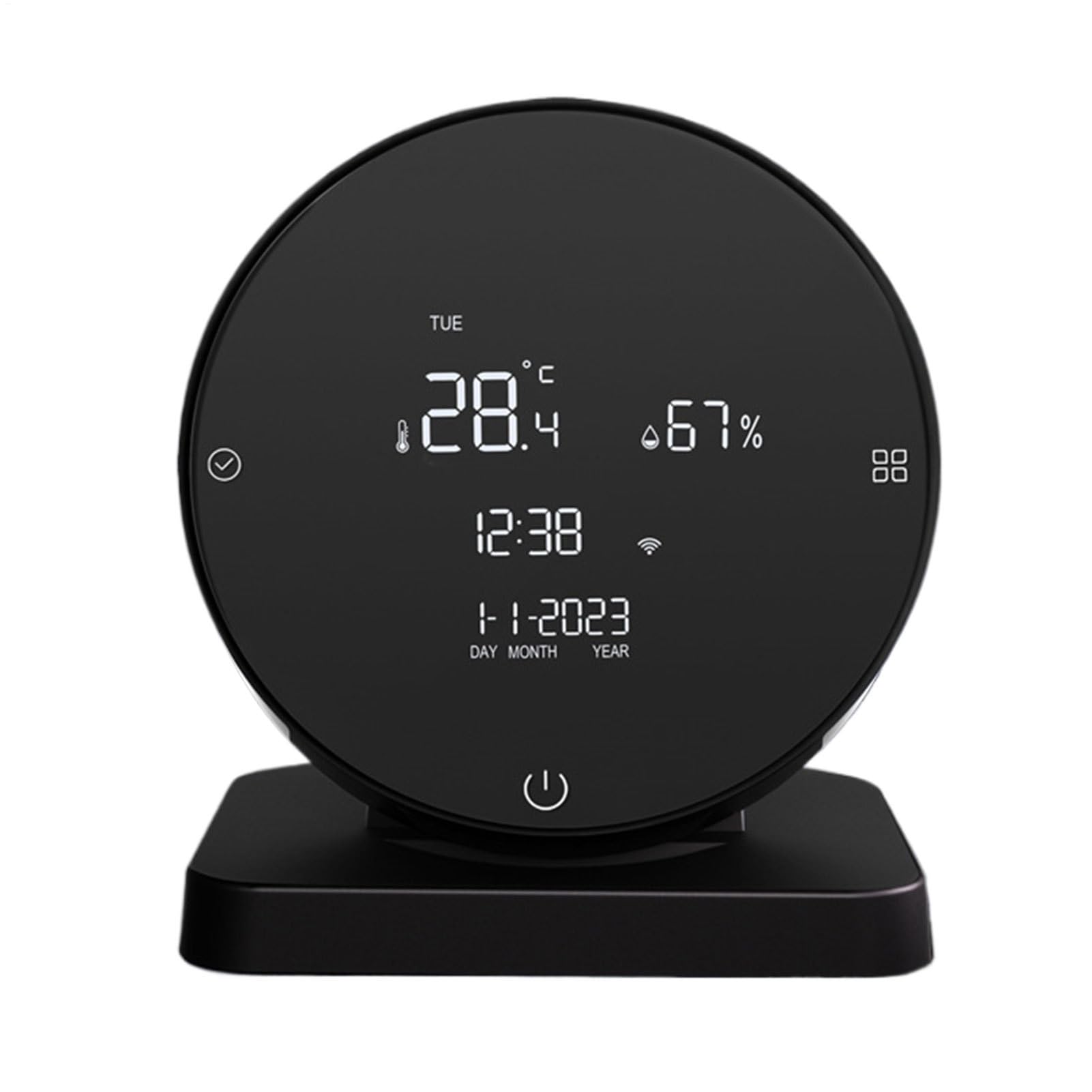 Misuratore di Umidità e Temperatura Termometro Igrometro per Ambiente | Controllo App Remoto e Indicatore WiFi di Precisione per Tracciamento