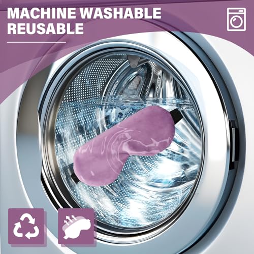 Aroma Season Warm Eye Compress For Dry Eyes, Moist Heat Flaxseed Lavender Scent Microwave Heating Mask for Dry Eyes, Stye, Belpharitis, MGD, Migraine Headache Relief (Purple) - Image 6