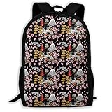 Diseño simple y casual: correas acolchadas ajustables para el hombro y espalda acolchada para comodidad todo el día. Es una mochila ligera con diseño simple.