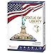 CubicFun 3D New York Puzzles Small Architecture Buildings Paper Craft Model Kits Toys for Adults and Teens, Statue of Liberty