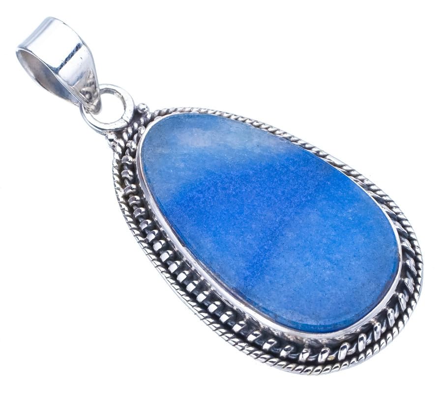 Pendentif Opale Owyhee Argent 925 F4142 | Bijou fait main femme 4.45cm