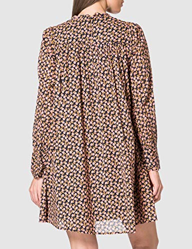 Y.A.S Yas Yasnanna LS Dress S. Vestito, Nero/AOP