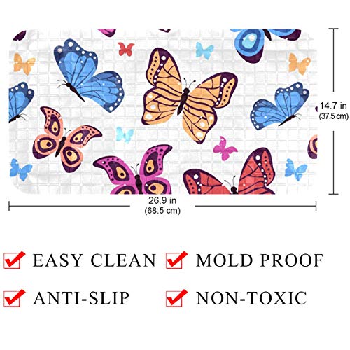 Alfombra antideslizante para baño Bennigiry ideal para evitar resbalones infantiles 5